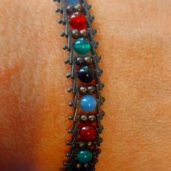 ladder bracelet milor 8" 925 italy