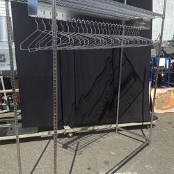 MPS Eagle Chrome Freestanding Garment Rack