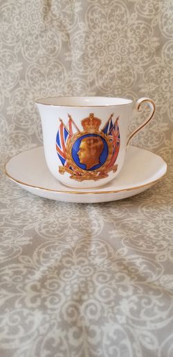 Tuscan King Edward VIII cup and saucer