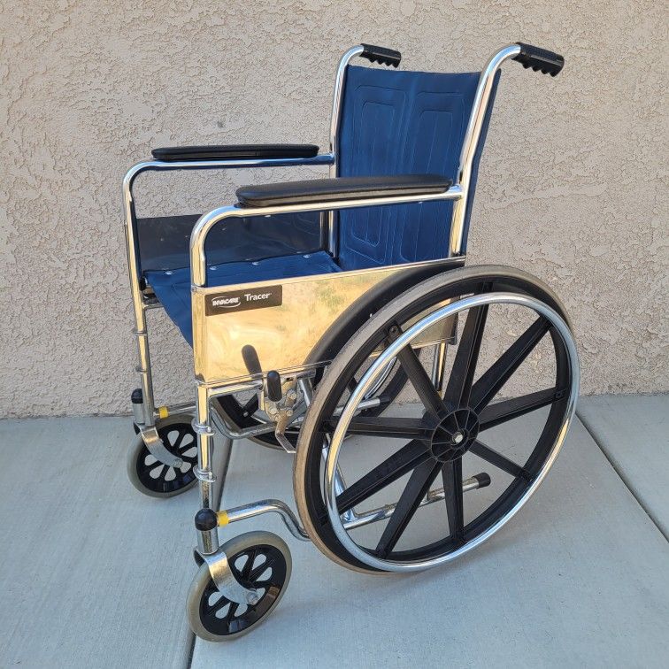 π₯ Invacare Tracer 18" Wheelchair βΏ Medical Hospital Grade Mobility Assisted Injury Brakes Durable Comfort Wheel Chair