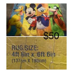 Mickey Mouse rug