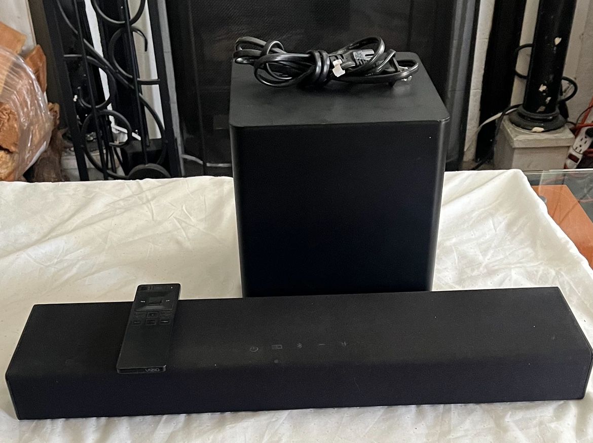 VIZIO SB2021N-G6 SOUND BAR AND SUB W/REMOTE