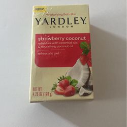 YARDLEY LONDON STRAWBERRY COCONUT BAR