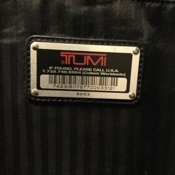 Tumi Garment Black Leather Travel