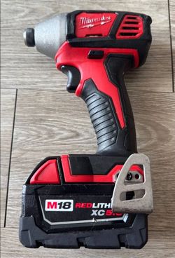 Milwaukee 2656-20 M18 1/4" Hex Impact Driver w/ XC5.0 Battery Tested Working