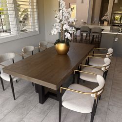 Dining Table 6 Chairs