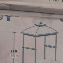 grill gazebo 5x8 sunjoy rectangle grill gazebo roof polyester material