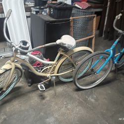 2 Females Beach Cruisers