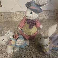 mama  Bunny And Children