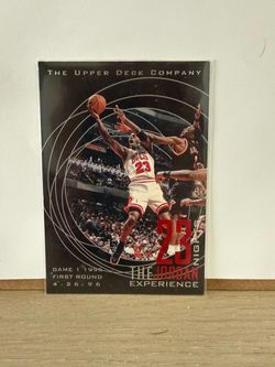 Michael Jordan Upper Deck 23 Nights Experience Card