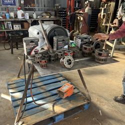 RIGID PIPE THREADING MACHINE