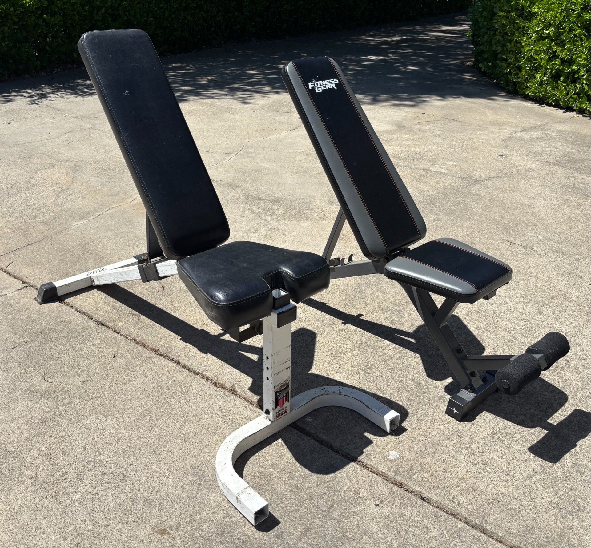 Adjustable Weight Benches (Flat, Incline, Decline, 90°, & more)