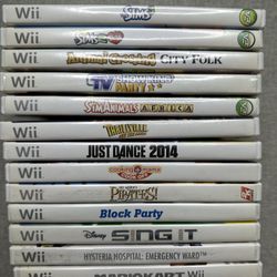 Wii Games (most games starting @ 5$)