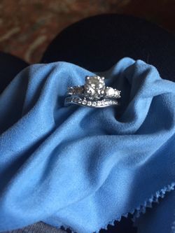 14 k diamond wedding set