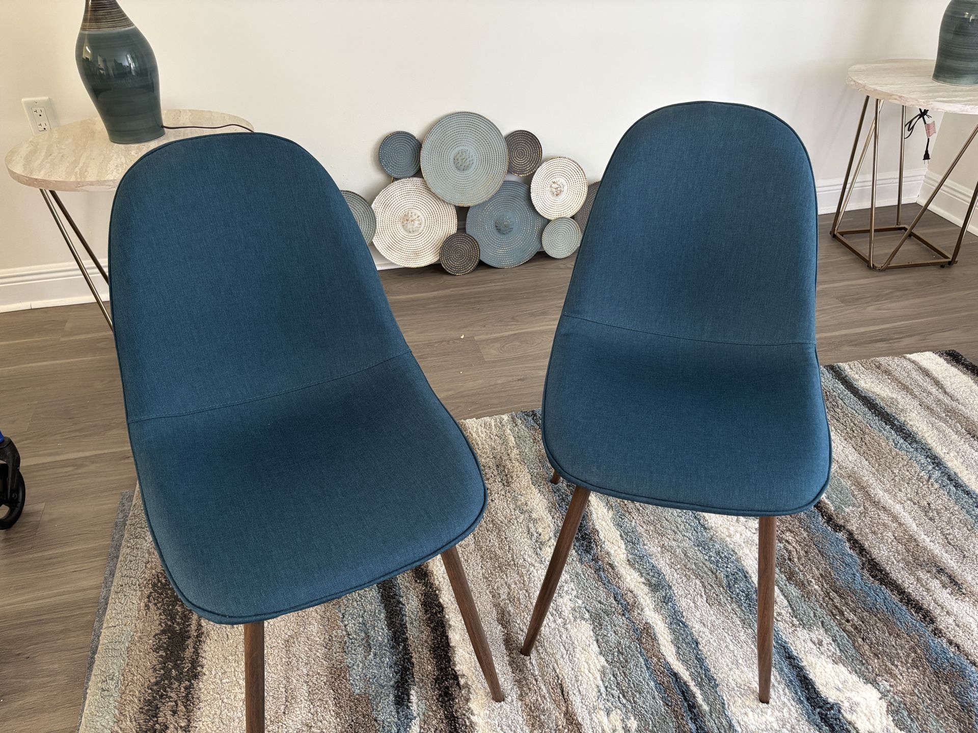 Chairs-teal Blue Dining Chairs