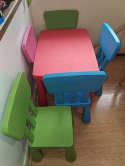 ikea mammut table and chairs