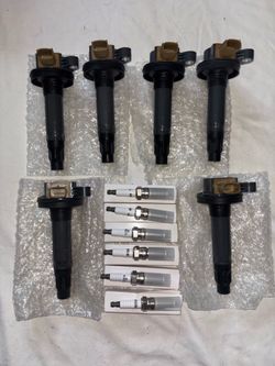 Ignition Coils (UF646) and Spark Plugs For 2015-2017 Expedition 3.5L V6
