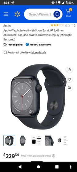 Apple Watch Series 8. 41mm w/Magnetic Charger