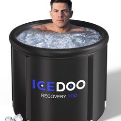🔥Brand new🔥 Ice Bath Tub with Cover for Athletes XL Portable Cold Plunge Tub - 119 Gal Capacity Athletes Foldable Multi-Layered Ice Bath for Home, G