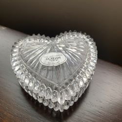 Gorham Crystal Heart Box