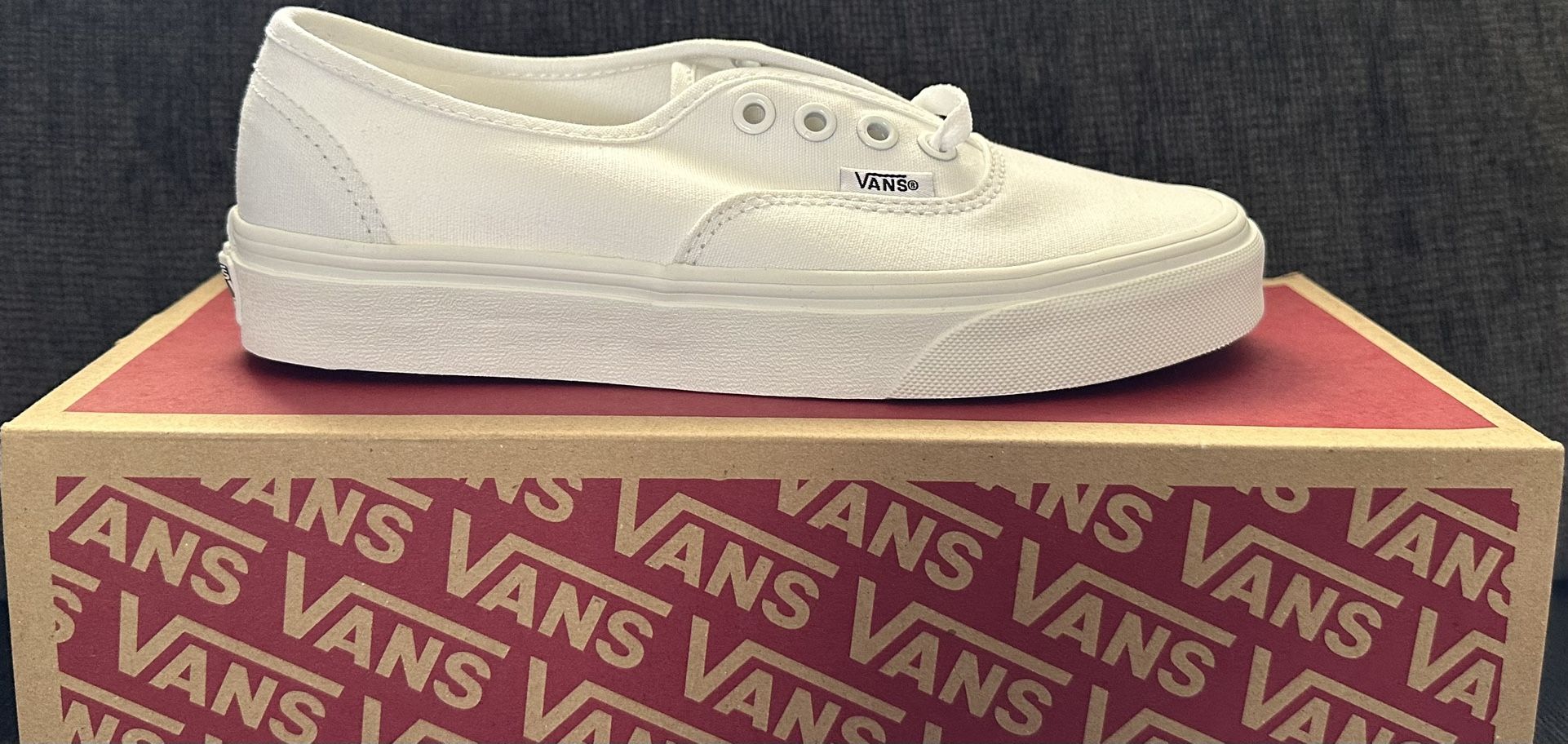 Vans Authentic White Shoes Size M4.5/W6