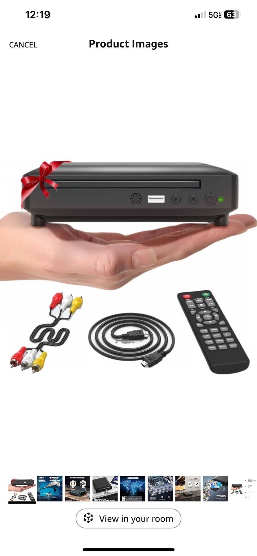 Mini Portable DVD Player