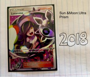 Lusamine Full Art Trainer Card 153/156
