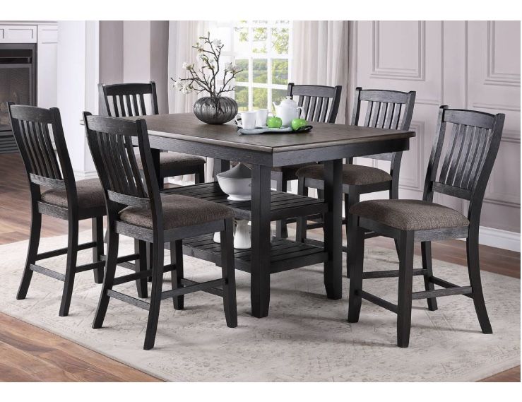 Counter Height Dining Set 7 Piece Brand New