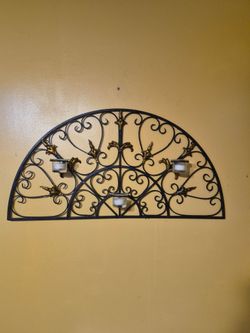 Semicircle Wall Candle Sconce