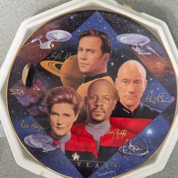 Star Trek 30th Year Collector Plates  Hamilton & Franklin Mint Collection.