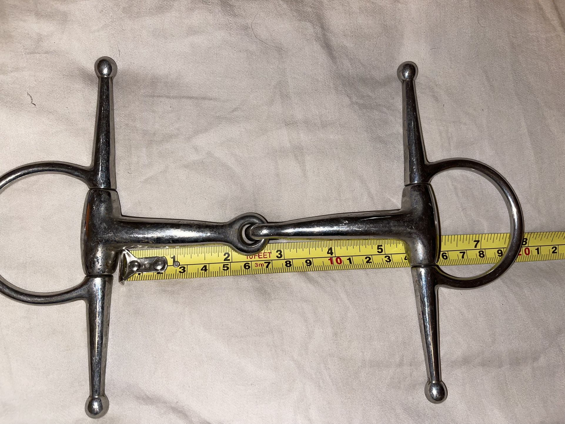 5.5 Inch Thick Jointed Full Cheek Snaffle Bit