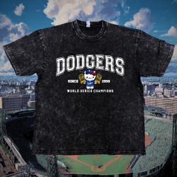 Hello Kitty Dodgers Tshirt, Hello Kitty Night, T-shirts Custom Shirts, Graphic 