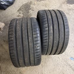 295/30/18 Michelin Pilot Sport 4S tires Pair Two 2