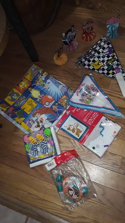 Birthday party supplies