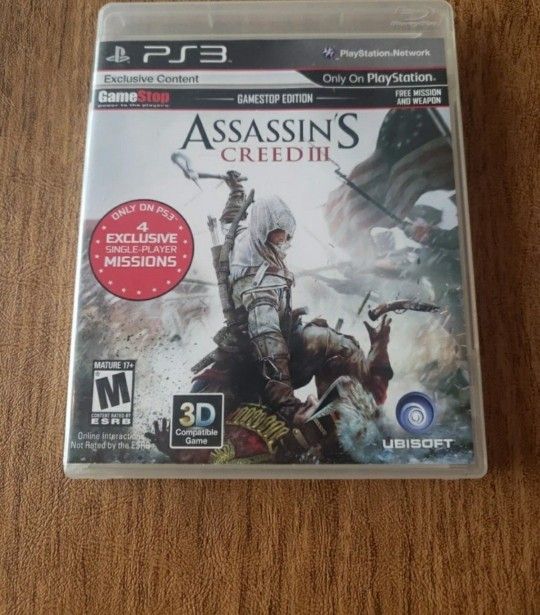 Assassin's Creed III For Playstation 3