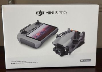 Bundle - DJI - Mini 5 Pro Fly More Combo PLUS Drone with RC2 Controller - Gray