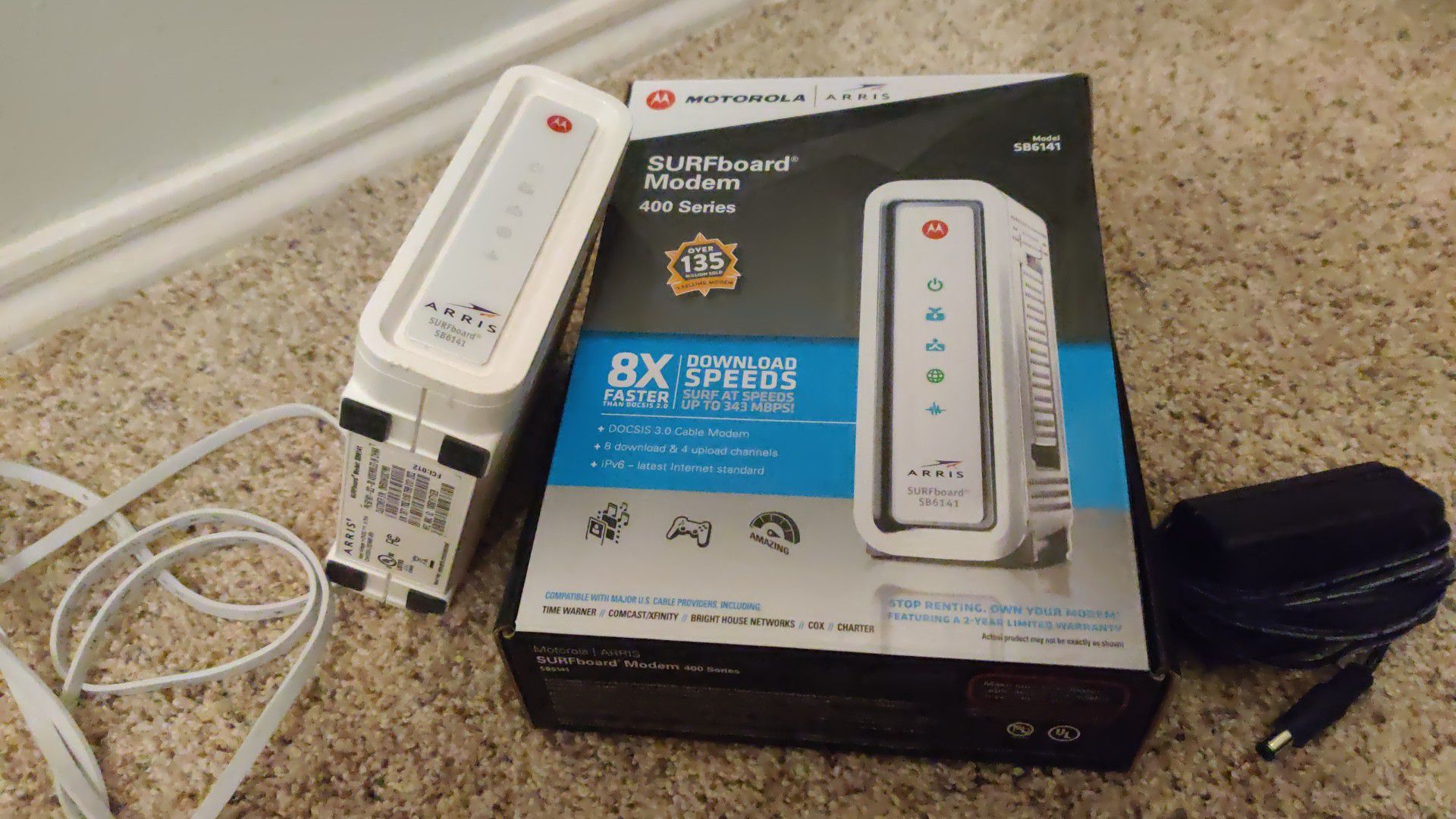 Arris Modem up to 343MBPS