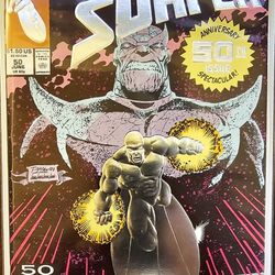 The Silver Surfer #50 NM '91 THANOS & INFINITY STONES