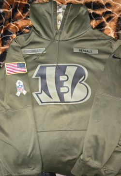 Authentic Cincinnati Bengals Nike Salute to Service Hoodie XXL