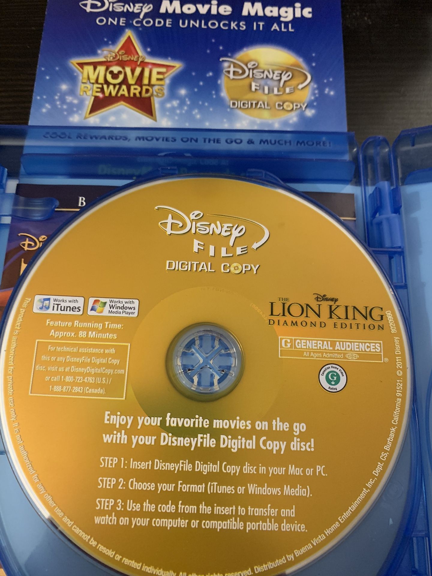 Disney’s The LION KING Diamond Edition (3D BluRay + BluRay + DVD