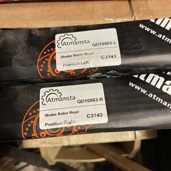 Acura Honda Rear Rotors AtmanstaQD 10503
