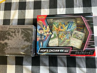Sealed pokemon etb and EX boxes