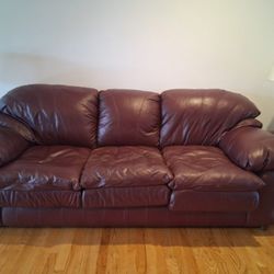 Leather Sofa 