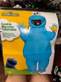 Cookie Monster inflatable costume