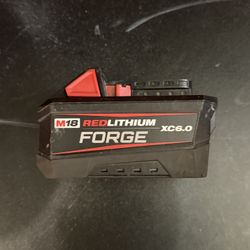 Milwaukee M18 18V Lithium-Ion REDLITHIUM FORGE 6.0 Ah Battery Pack