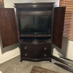 King Bed Frame and Armoire
