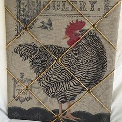 Rooster Photo Holder Wall Decor
