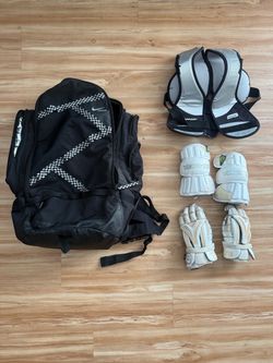 Lacrosse Gear Bundle – Bag, Pads & Gloves