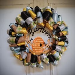 Bee Happy Wreath 
