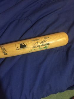 Full size jason giambi Louisville Slugger autograph bat